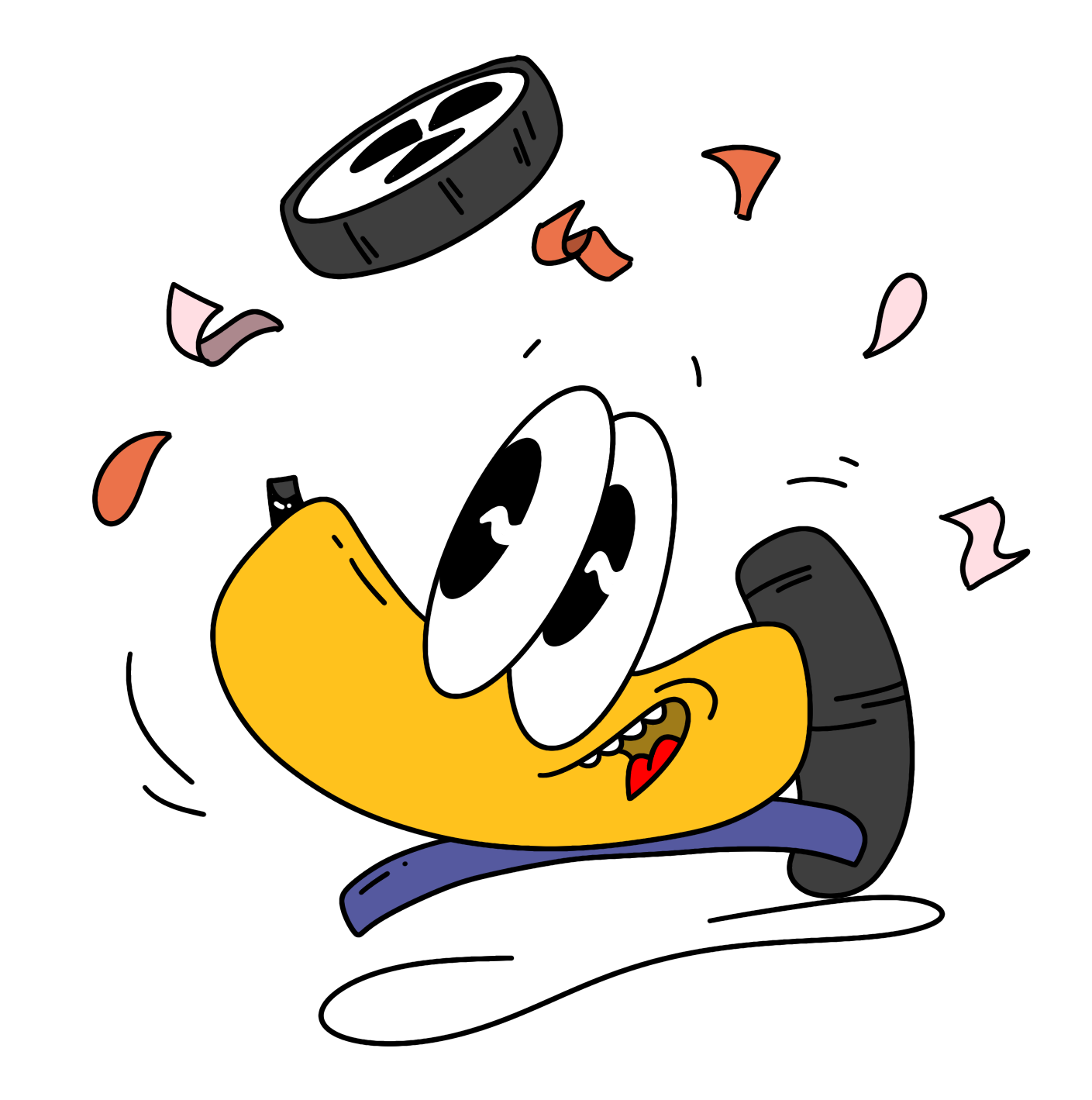 mascot jongle roue